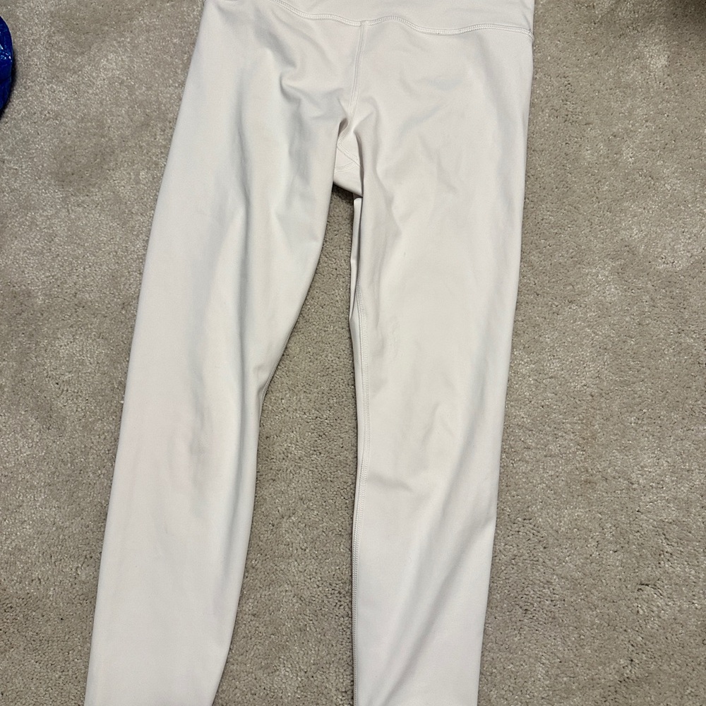 Elation High-Waisted white Leggings